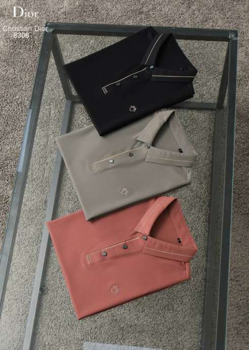 Dior Polo Shirt Short _SKUDiorM-3XL26rn6120079